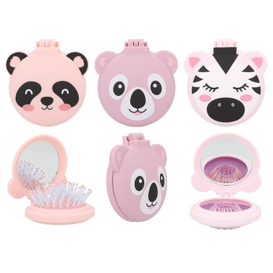 TOPModel Folding Hairbrush With Mirror | Bookazine HK