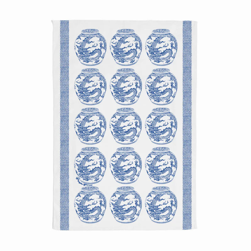 Blue Ginger Jar Tea Towel | Bookazine HK