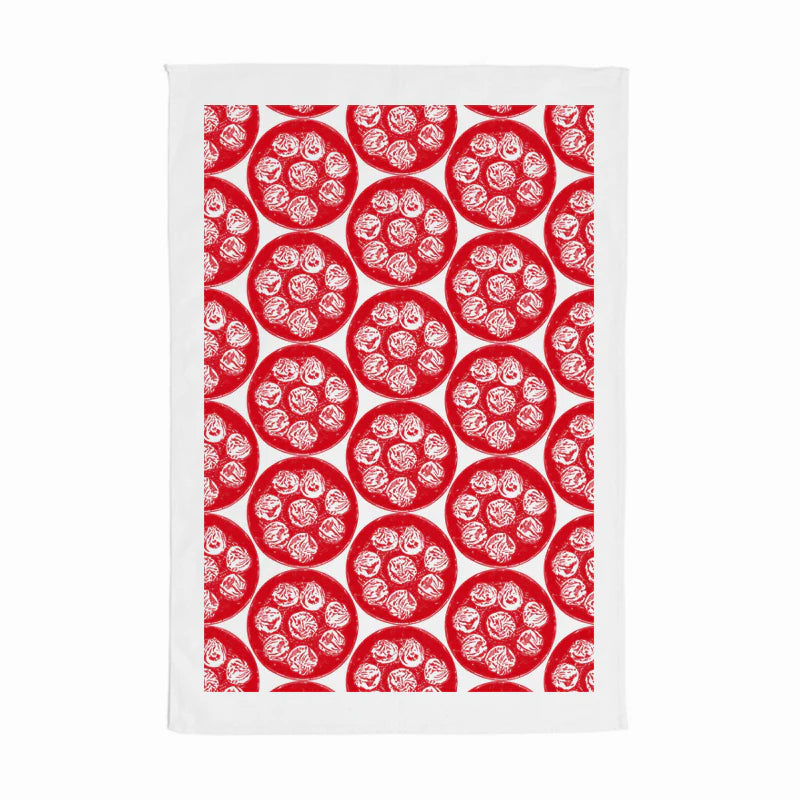 Red Xiaolongbao Tea Towel | Bookazine HK