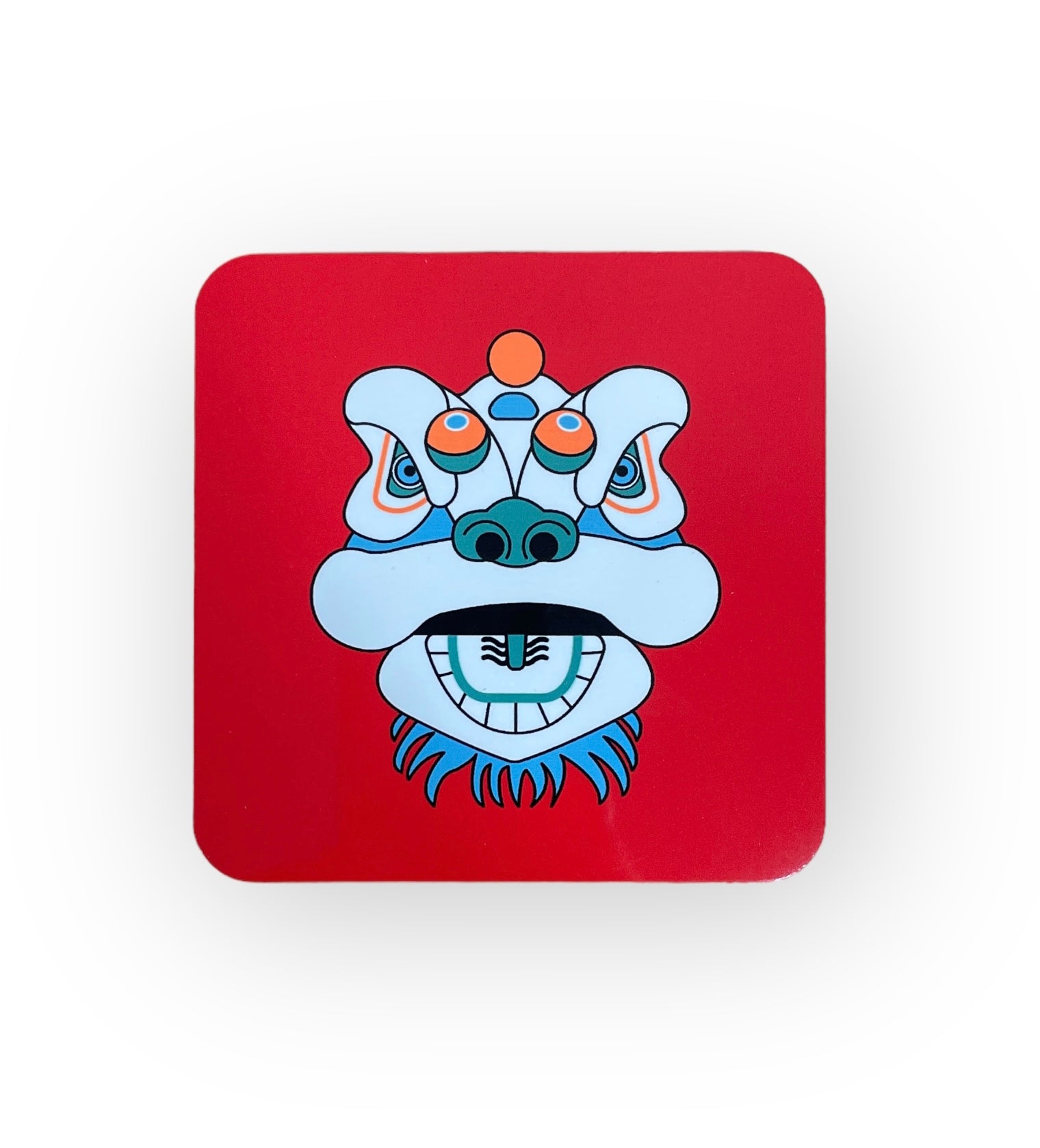 Tsim Sha Tsui Lion Head Cork Coaster | Bookazine HK