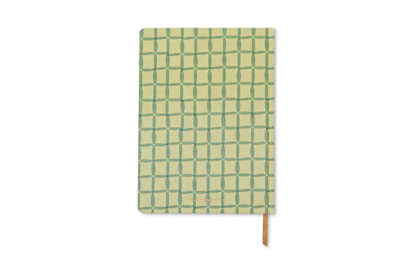 Tulip Jumbo Journal - Green Lattice | Bookazine HK