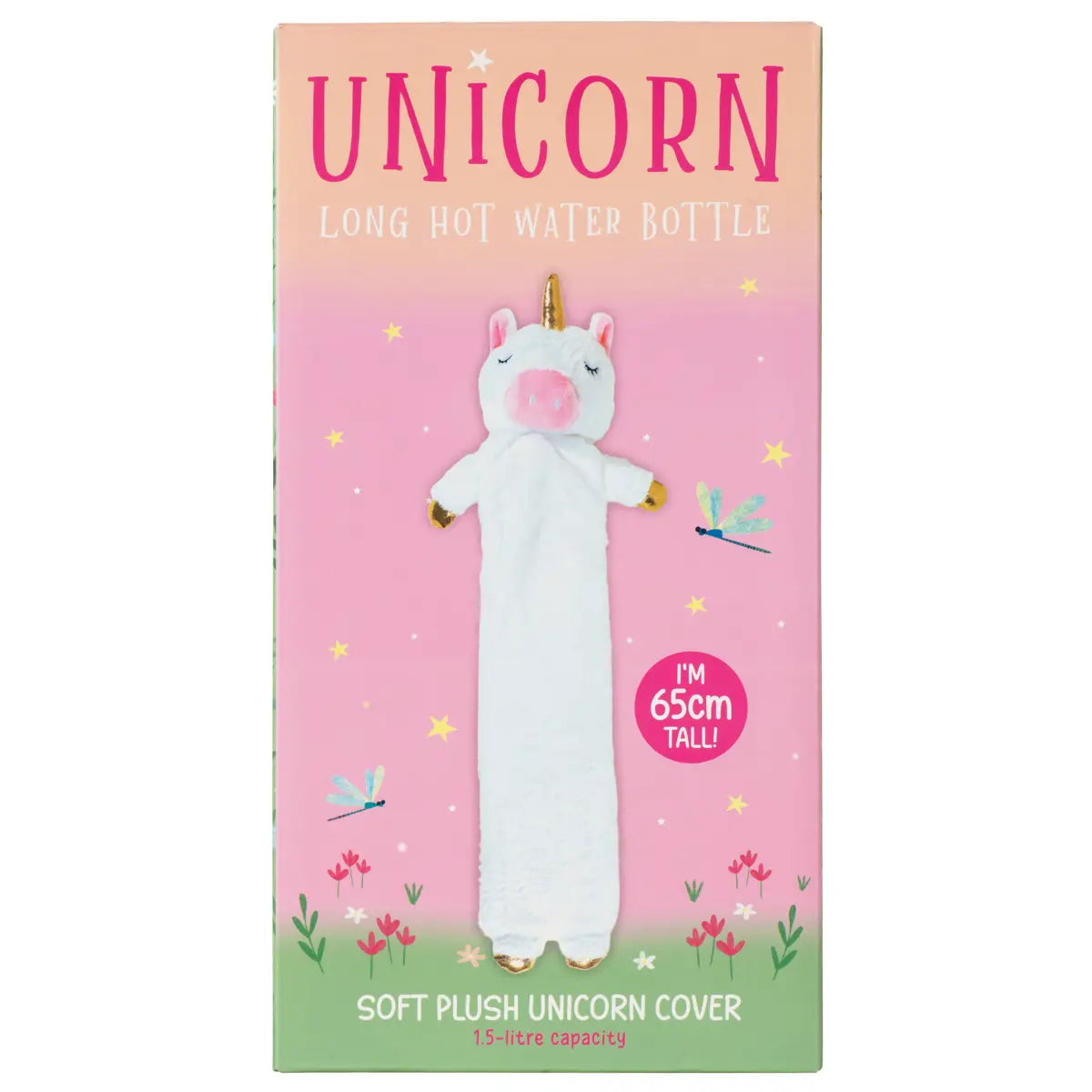 Unicorn Long Hot Water Bottle