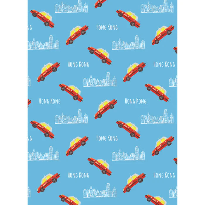 Hong Kong Red Taxi Wrapping Paper | Bookazine HK