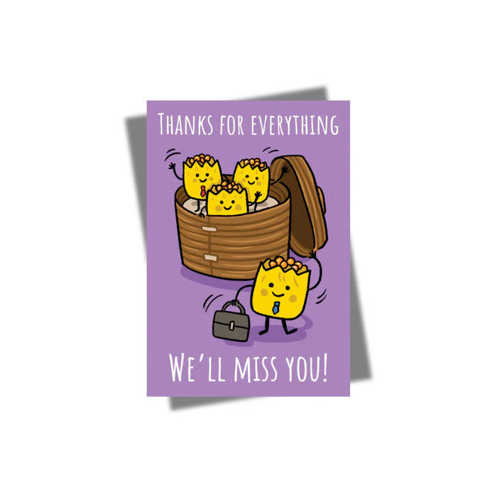 Thanks For Everything We'll Miss You Card | Bookazine HK