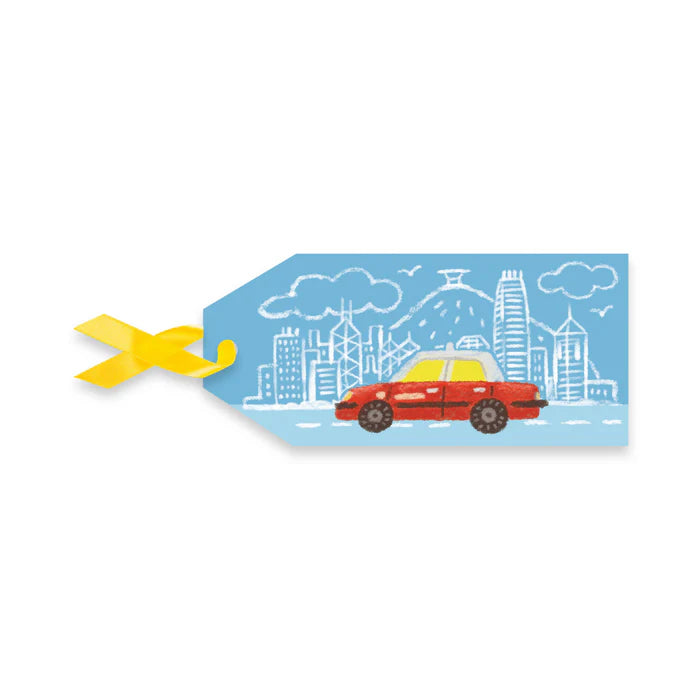 Hong Kong Red Taxi Gift Tag | Bookazine HK
