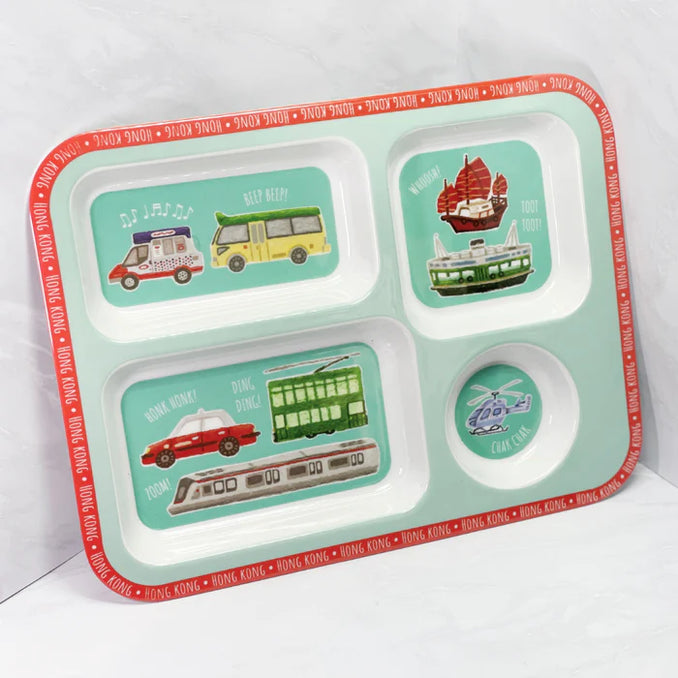 Kids Plate Hong Kong Transport | Bookazine HK