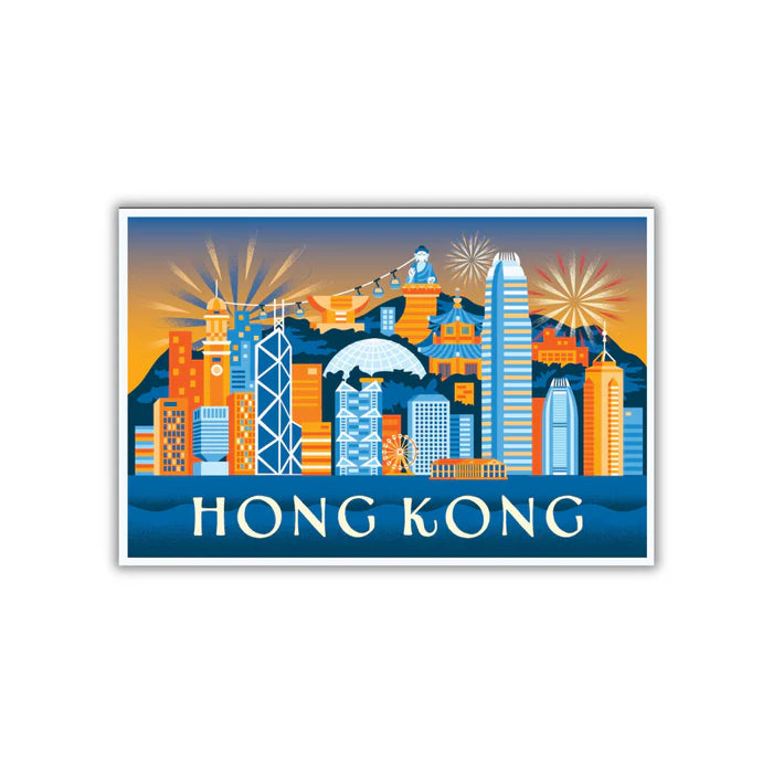 Fireworks Skyline Magnet | Bookazine HK