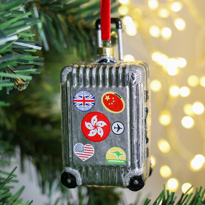 Hand Painted Glass Wheelie Ornament | Bookazine HK