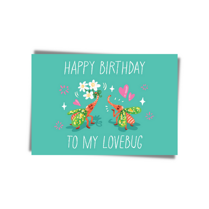 Happy Birthday To My Lovebug Greeting Card | Bookazine HK