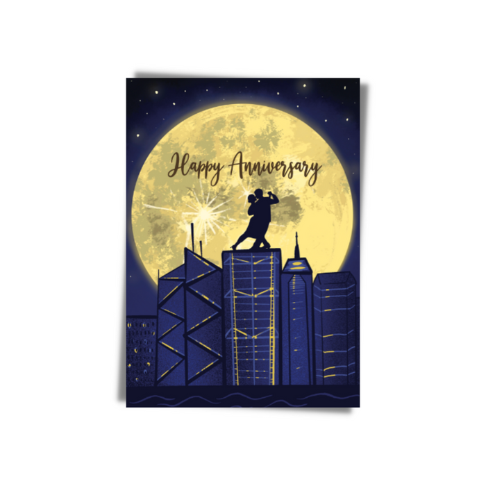 Happy Anniversary Moon Greeting Card | Bookazine HK