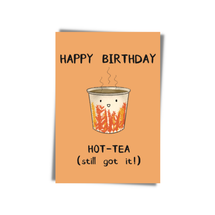Happy Birthday Hot Tea Greeting Card | Bookazine HK