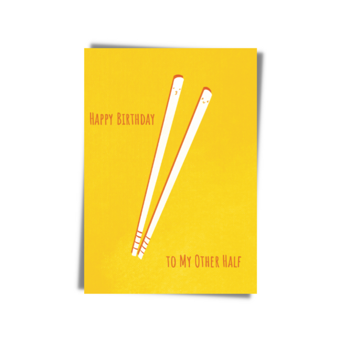 Happy Birthday To My Other Half Greeting Card | Bookazine HK