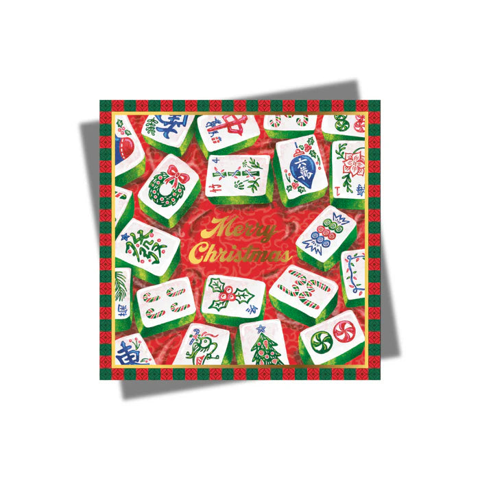 Charity Christmas Card Festive Mahjong (8 Pack) | Bookazine HK