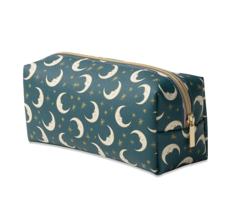 Vegan Leather Pouch - Teal Moon | Bookazine HK