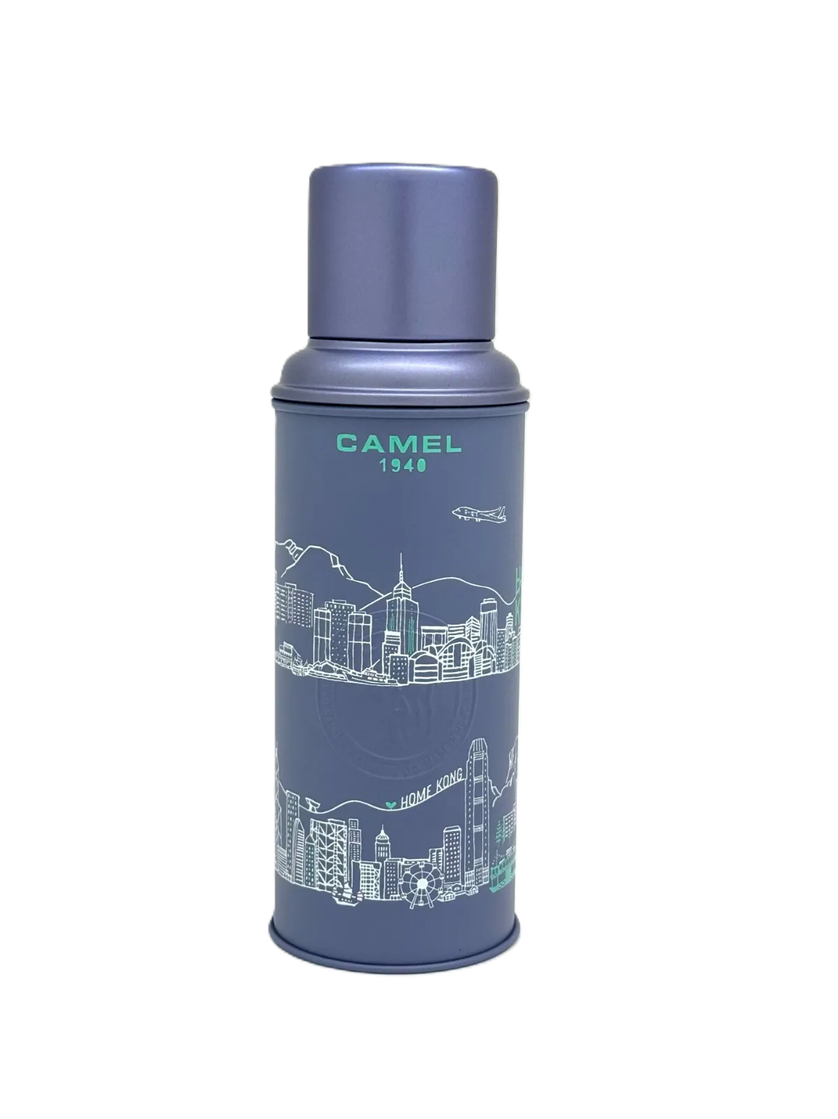 Glass Vacuum Flask - Victoria Harbour Line View 450Ml