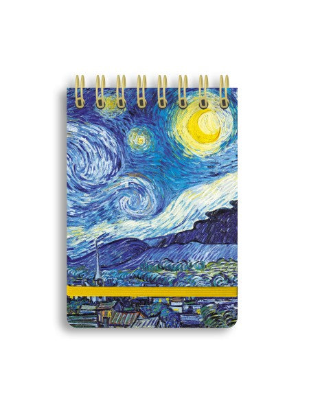 Vincent Van Gogh The Starry Night Spiral Bound Pocket Notebook  | Bookazine HK