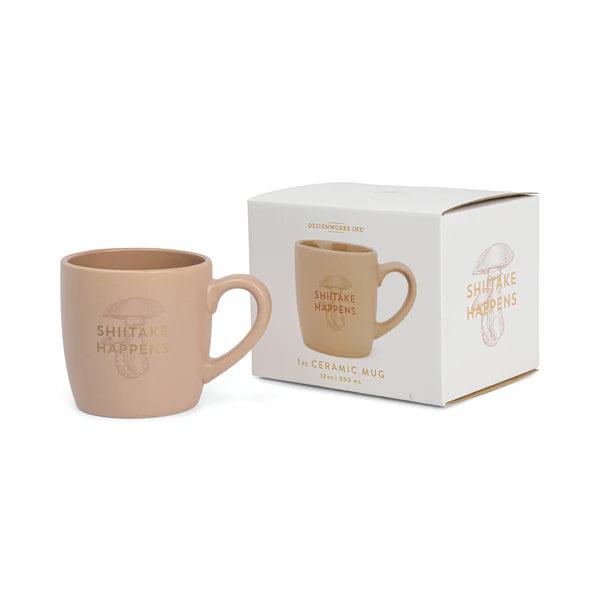 Shiitake Happens Vintage Sass Ceramic Mug  | Bookazine HK