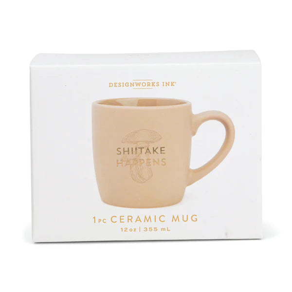 Shiitake Happens Vintage Sass Ceramic Mug  | Bookazine HK