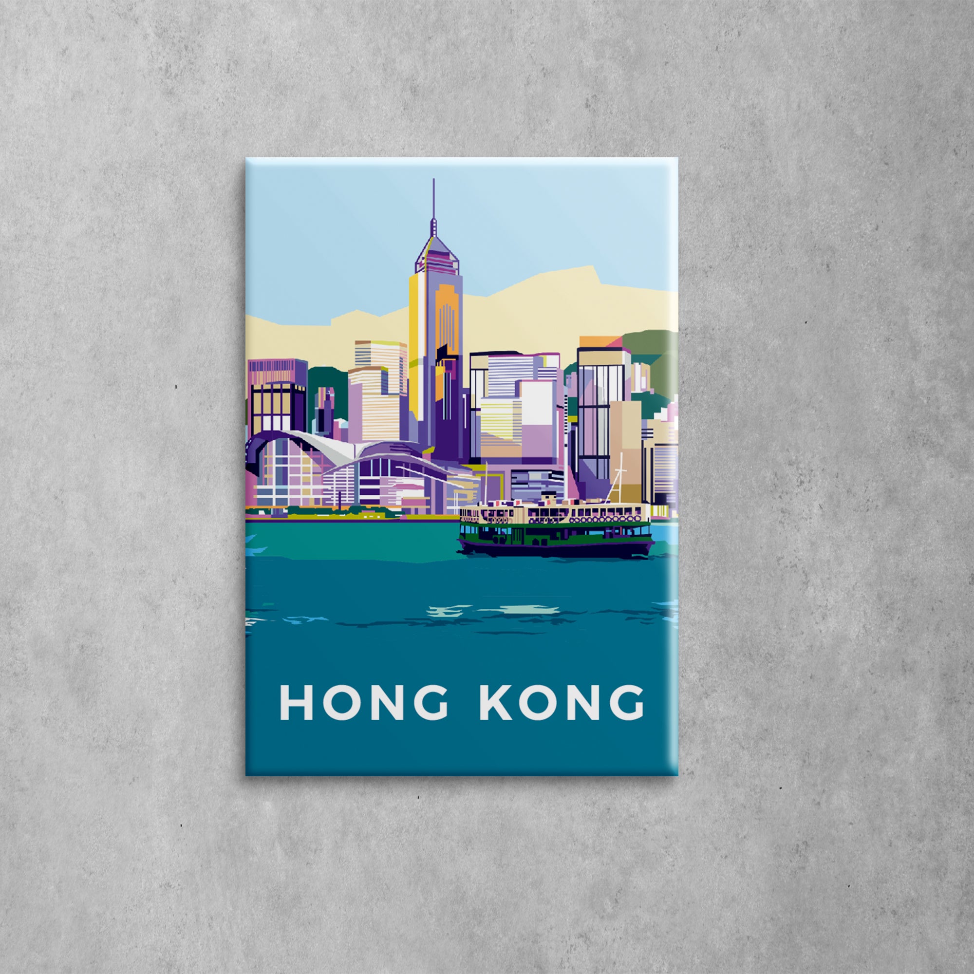 Victoria Harbour Star Ferry Magnet