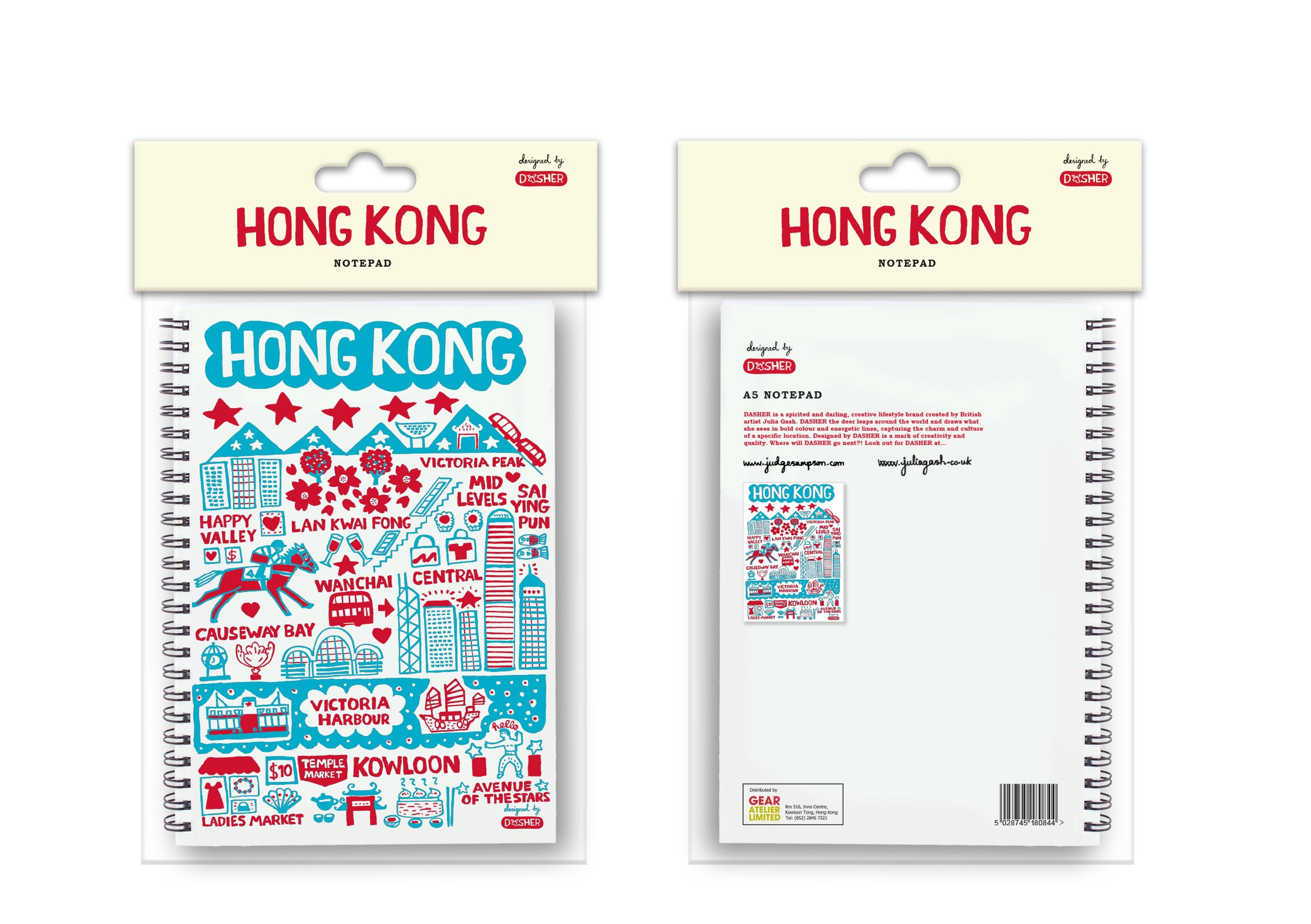 HK Dasher A5 Notepad Book | Bookazine HK