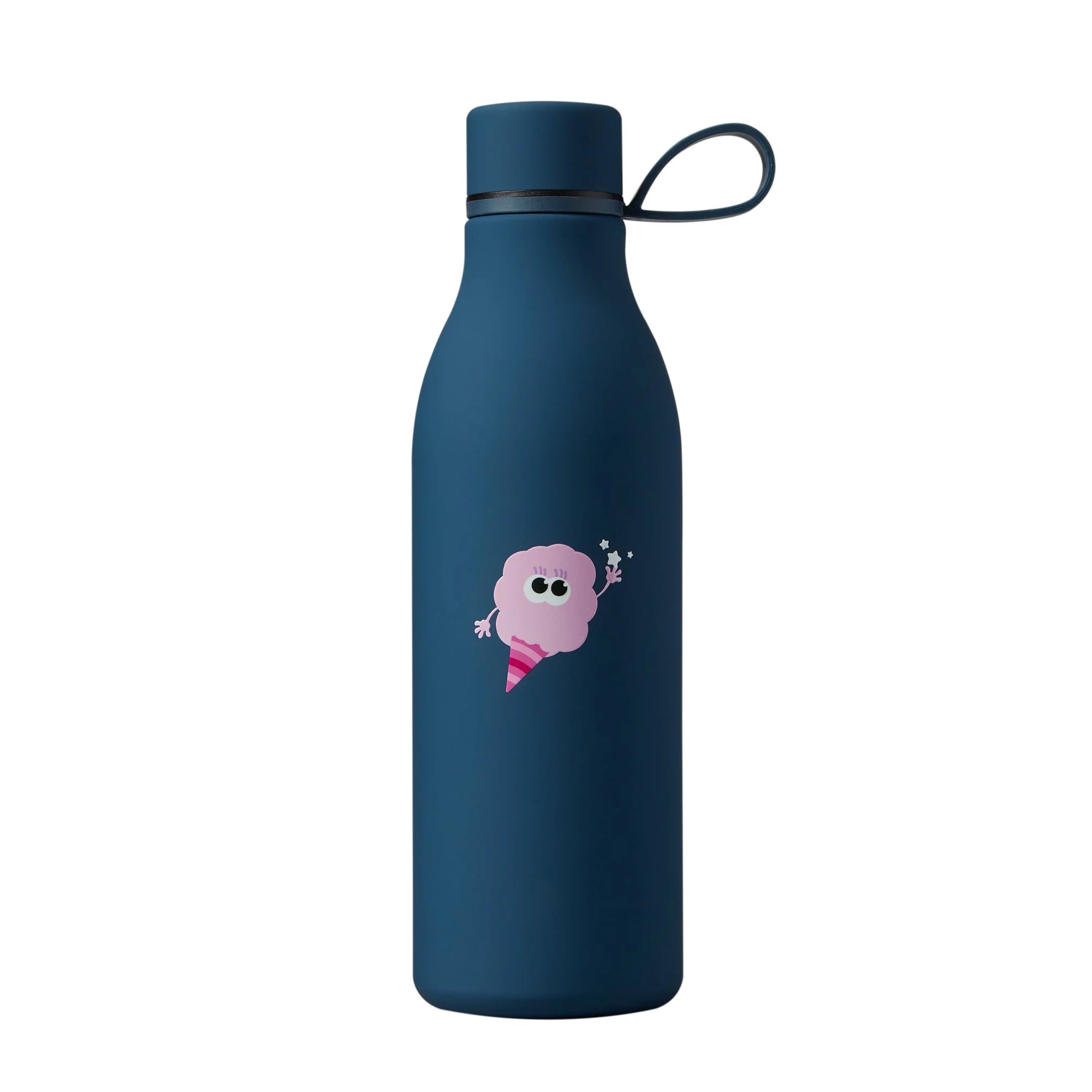 Navy Flossie Soft Touch Metal Bottle | Bookazine HK