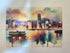 Water Color Victoria Harbour A6 Postcard | Bookazine HK