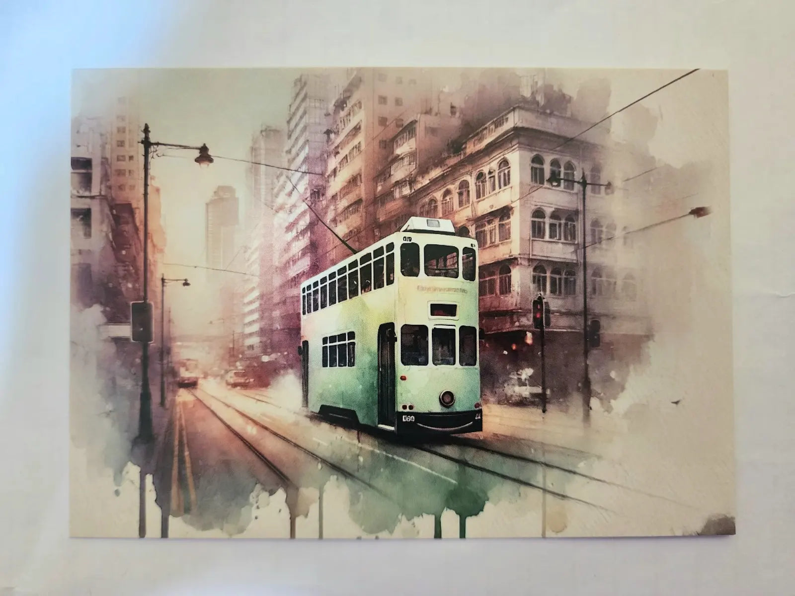 Water Color Tramway A6 Postcard | Bookazine HK