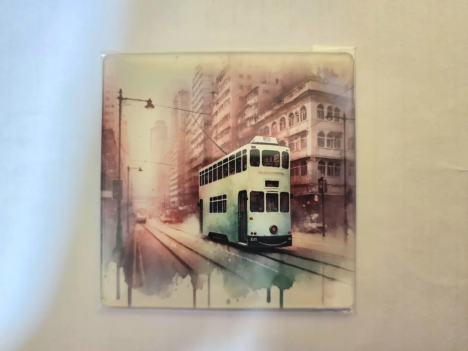 Water Color Tramway Acrylic Magnet | Bookazine HK