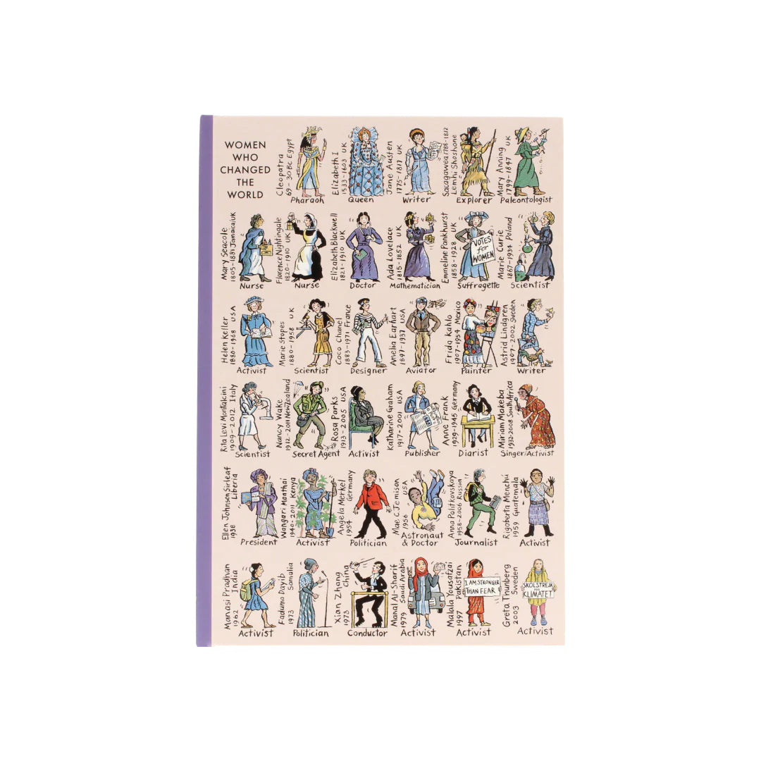 Women Who Changed The World A5 Hardback Notebook | Bookazine HK