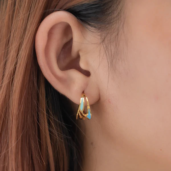 Walk On Water Mini Hoop Earrings | Bookazine HK