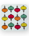 Wong Tai Sin Lanterns V2 Cork Coaster