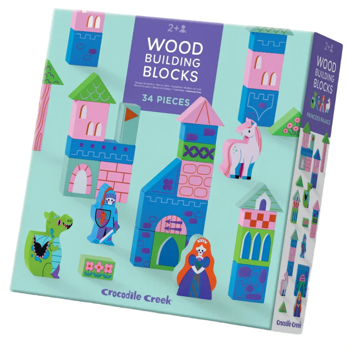 Build & Play Wood Blocks - Princess Palace | Bookazine HK