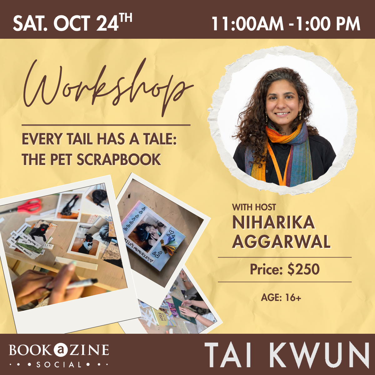 Every Tail Has A Tale: The Pet Scrapbook Workshop