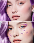 Violet Butterfly Eye Liner Stamp