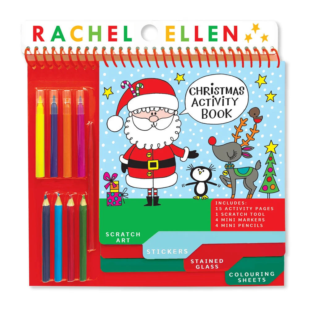 Christmas Activity Book with Scratch Art &amp; Stickers