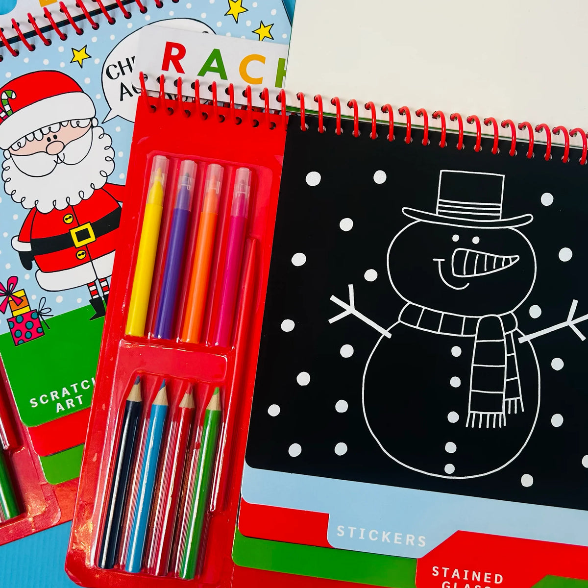 Christmas Activity Book with Scratch Art &amp; Stickers