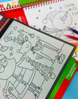Christmas Activity Book with Scratch Art & Stickers