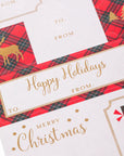 Plaid Icons Holiday Gift Labels Pack of 13 | Bookazine HK