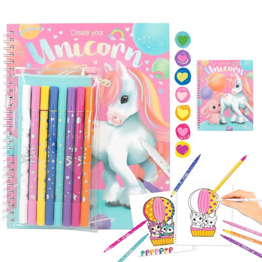  Ylvi Colouring Book With Pen Set | Bookazine HK