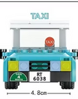 Hong Kong Blue Taxi Building Blocks | Bookazine HK