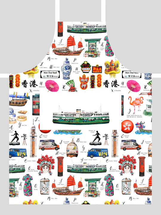 Hong Kong A-Z Apron | Bookazine HK