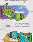 Linemarkers Dinosaur Bookmarks