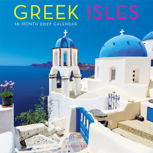 Greek Isles Wall Calendar 2027