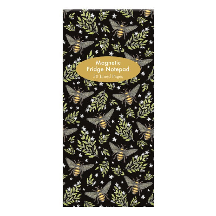 honey-bee-pattern-magnetic-notepad