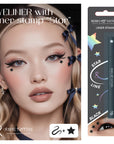Black Star Eye Liner Stamp