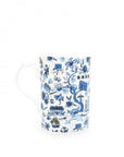 HK Toile Mug - Blue & Gold | Bookazine HK