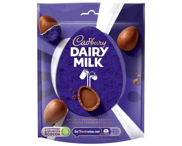 Cadbury Dairy Milk Mini Eggs Bag 77G | Bookazine HK