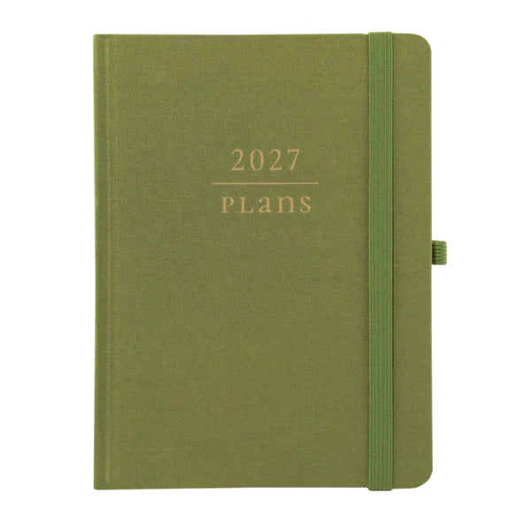Green / Sage Luxe Bound Planner 2027