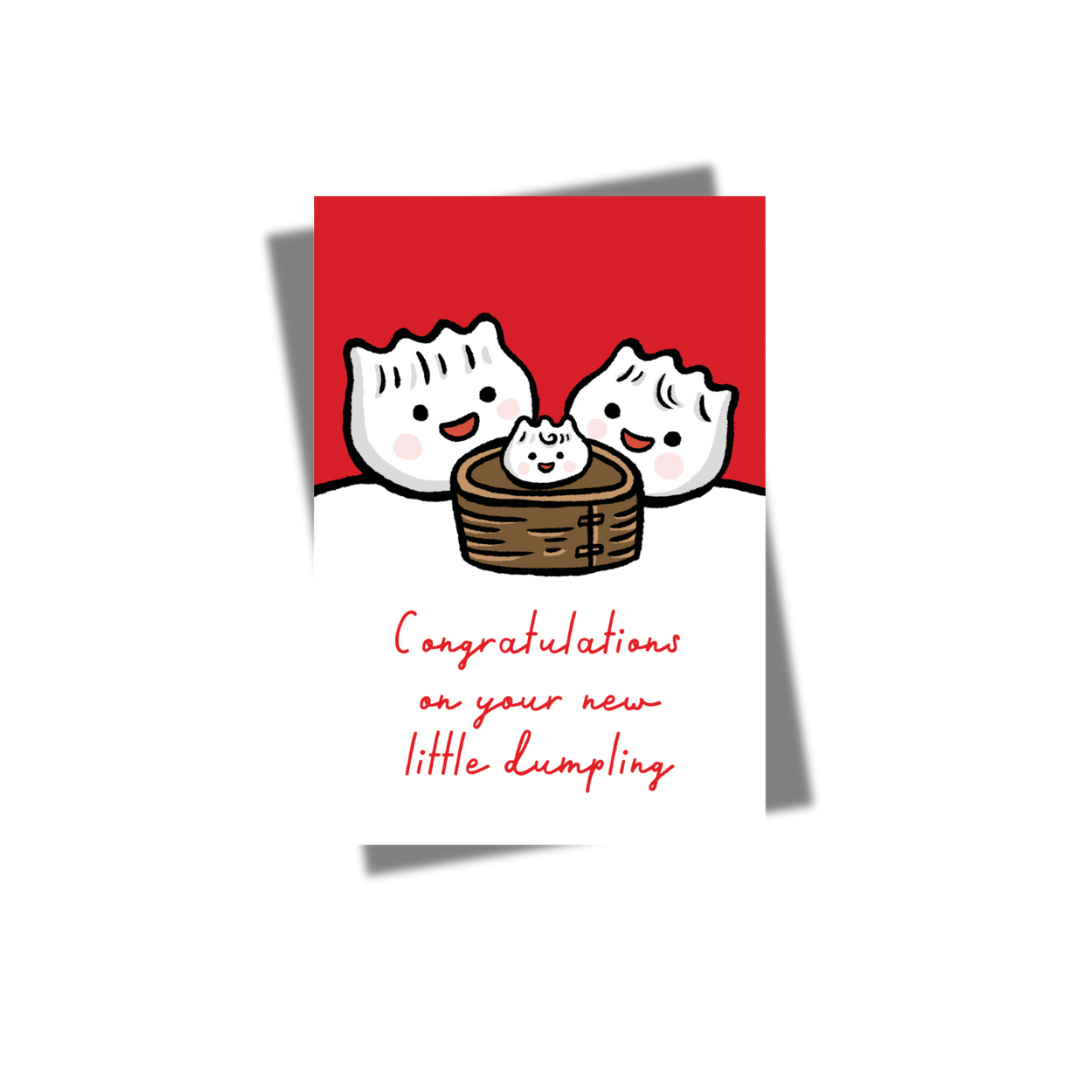 New Little Dumpling Red Greeting Card | Bookazine HK