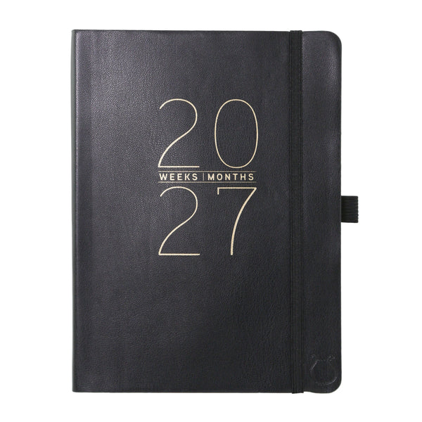 Classic Black Apollo Planner 2027